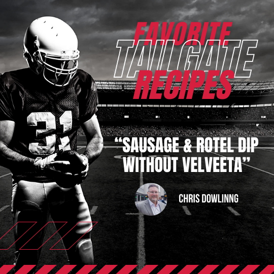 Favorite Tailgate Recipes: Sausage & Rotel Dip