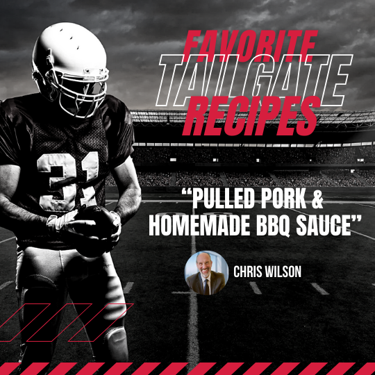Favorite tailgate recipes: pulled pork and BBQ sauce
